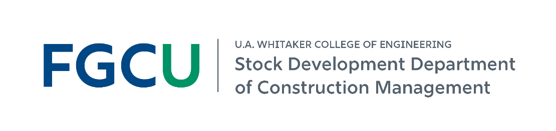 FGCU, U.A. Whitaker College of Engineering, Stock Development Department of Construction Management